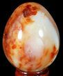 Colorful Carnelian Agate Egg #55534-1